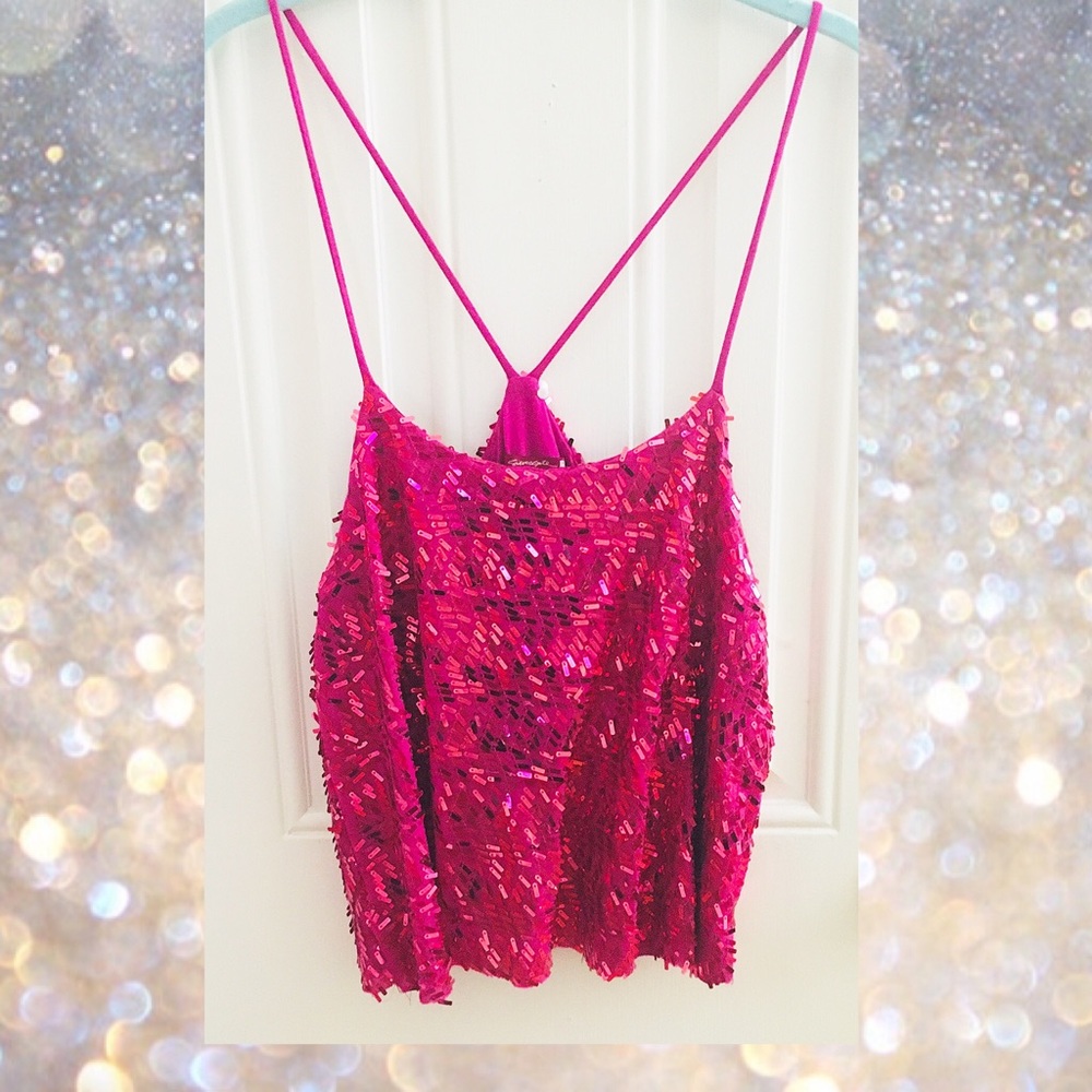 Hot pink top